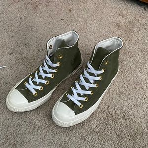 High Top Army Green Converse